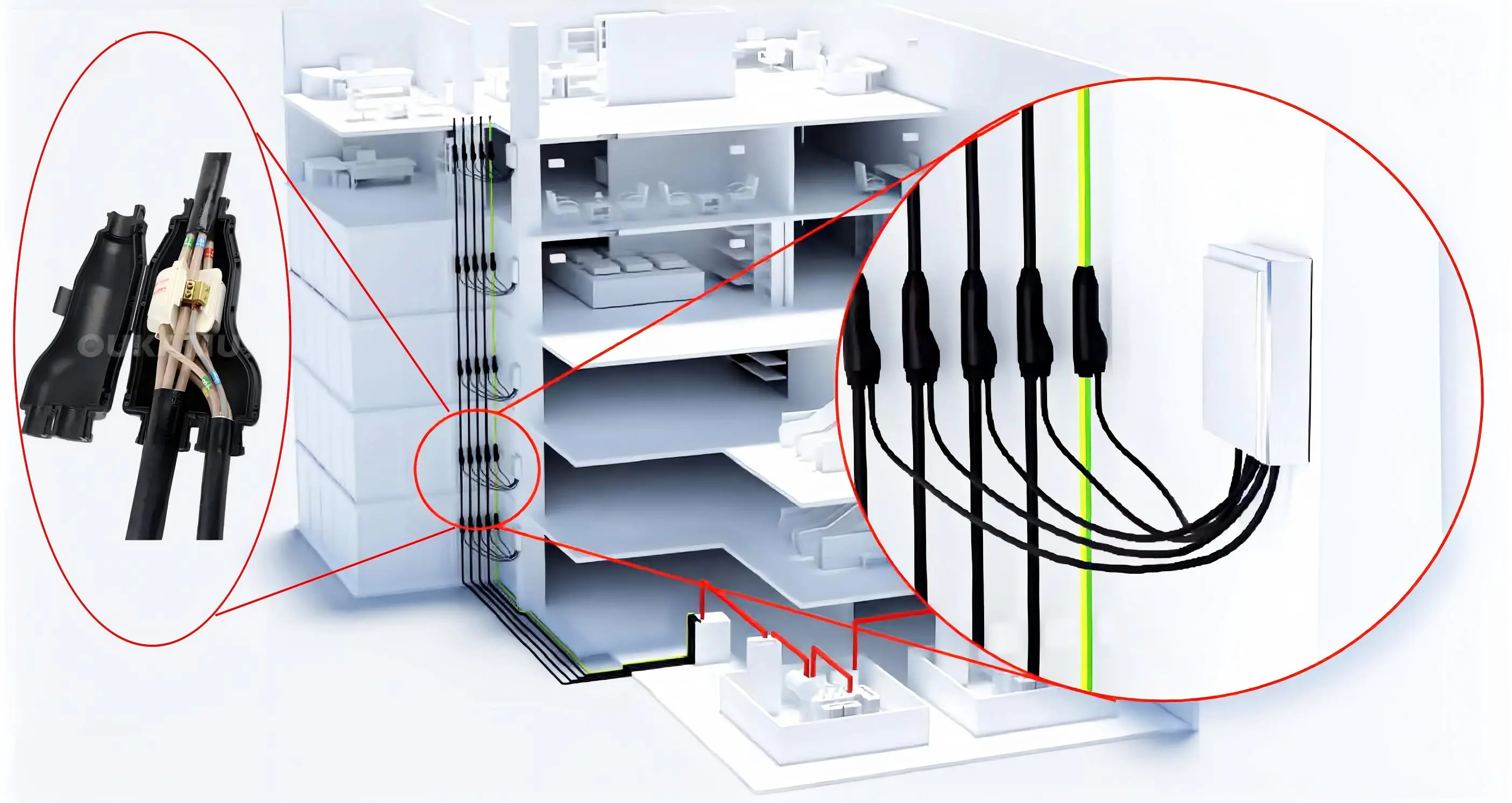 Tunnel Integrated Branch Connector